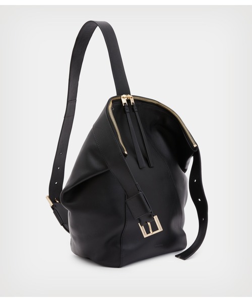 ALLSAINTS(オールセインツ)の「ANOUCK 2-IN-1 LEATHER BACKPACK | ANOUCK 2-IN-1 レザー バックパック(バックパック/リュック・レディース・グリーン系/ブラック・ONE SIZE)」の16枚目の写真
