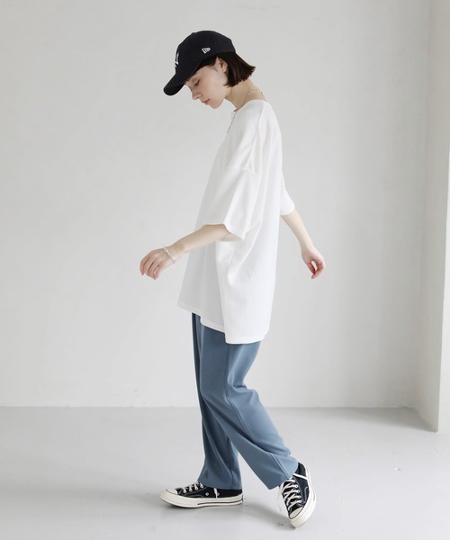 ETELIO（エテリオ）の「梨地バルーンタックセミワイドパンツ（その他パンツ・メンズ・オフホワイト/ブルー/ベージュ/ブラック/グリーン・S/M/L）」の19枚目の写真