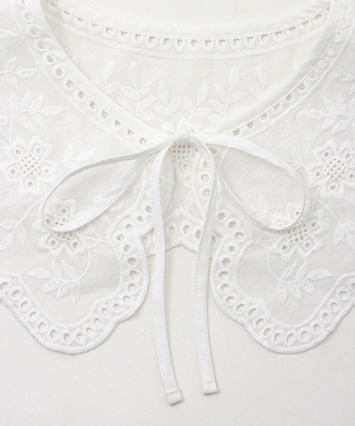 Honeys（ハニーズ）の「付け衿（綿レース）（付け襟・レディース・ブラック/ホワイト・FREE）」の11枚目の写真