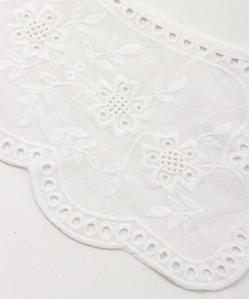 Honeys（ハニーズ）の「付け衿（綿レース）（付け襟・レディース・ブラック/ホワイト・FREE）」の12枚目の写真