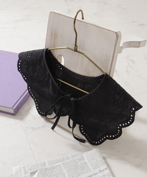 Honeys（ハニーズ）の「付け衿（綿レース）（付け襟・レディース・ブラック/ホワイト・FREE）」の17枚目の写真