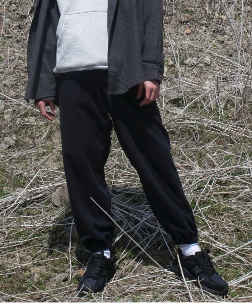 wonderland(ワンダーランド)の「Functional sweat pants(その他パンツ・メンズ・ブラック/ブラウン・1)」の1枚目の写真