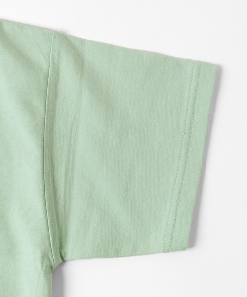 GLAZOS（グラソス）の「天竺・ドロップショルダーBIGロゴバックプリント半袖Tシャツ（Tシャツ/カットソー・キッズ・ライトグリーン/パープル/オフホワイト・160cm/130cm/150cm/140cm/170cm）」の17枚目の写真