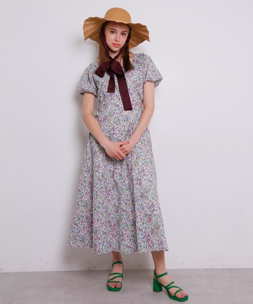 Seemiオリジナル花柄ワンピース