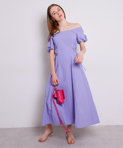 Seemi. byNICECLAUP（ シーミーバイナイスクラップ）の「Seemi　ロングヘルシーワンピース（ワンピース・レディース・ブラック/パープル/パープル系その他・FREE）」の16枚目の写真