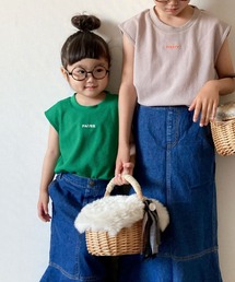 CIAOPANIC TYPY | ＃【KIDS】ワッフルロゴ刺繍タンクトップ(タンクトップ)