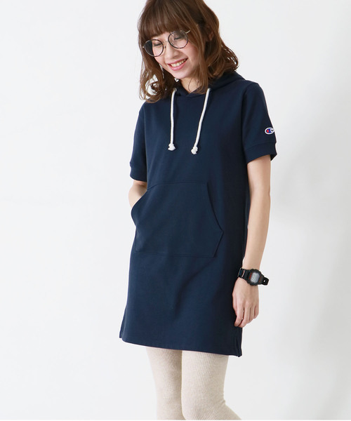 セール ブランド古着 半袖ワンピース ワンピース Champion チャンピオン のファッション通販 Zozoused