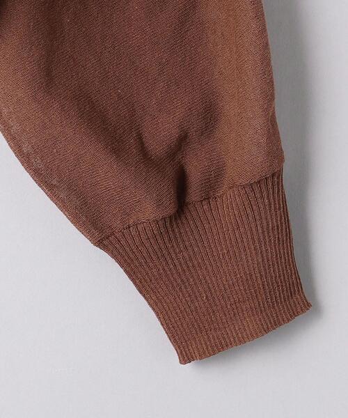 UNITED ARROWS（ユナイテッドアローズ）の「C/LI/N ドルマンスリーブ カーディガン（カーディガン/ボレロ・レディース・ブラック/ブラウン/オフホワイト・FREE）」の10枚目の写真