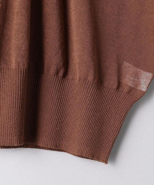 UNITED ARROWS（ユナイテッドアローズ）の「C/LI/N ドルマンスリーブ カーディガン（カーディガン/ボレロ・レディース・ブラック/ブラウン/オフホワイト・FREE）」の11枚目の写真