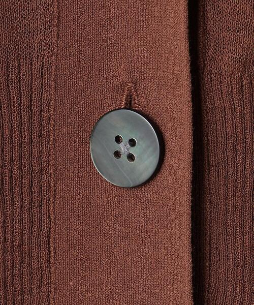 UNITED ARROWS（ユナイテッドアローズ）の「C/LI/N ドルマンスリーブ カーディガン（カーディガン/ボレロ・レディース・ブラック/ブラウン/オフホワイト・FREE）」の12枚目の写真