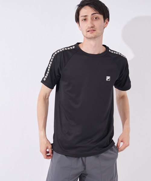 FILA(フィラ)の「【FILA:フィラ】冷感メッシュ半袖Tシャツ(Tシャツ/カットソー・メンズ・ホワイト/ブラック/グレー・MEDIUM/LARGE/X-LARGE)」の20枚目の写真