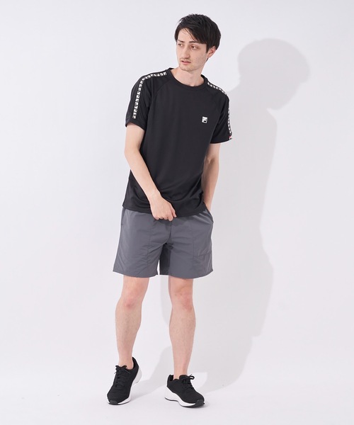 FILA(フィラ)の「【FILA:フィラ】冷感メッシュ半袖Tシャツ(Tシャツ/カットソー・メンズ・ホワイト/ブラック/グレー・MEDIUM/LARGE/X-LARGE)」の21枚目の写真