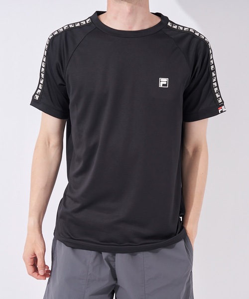FILA(フィラ)の「【FILA:フィラ】冷感メッシュ半袖Tシャツ(Tシャツ/カットソー・メンズ・ホワイト/ブラック/グレー・MEDIUM/LARGE/X-LARGE)」の19枚目の写真