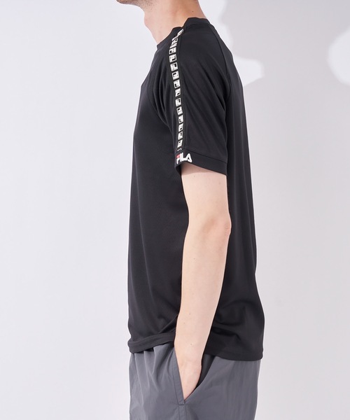 FILA(フィラ)の「【FILA:フィラ】冷感メッシュ半袖Tシャツ(Tシャツ/カットソー・メンズ・ホワイト/ブラック/グレー・MEDIUM/LARGE/X-LARGE)」の18枚目の写真