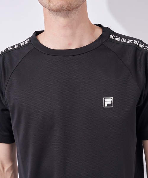 FILA(フィラ)の「【FILA:フィラ】冷感メッシュ半袖Tシャツ(Tシャツ/カットソー・メンズ・ホワイト/ブラック/グレー・MEDIUM/LARGE/X-LARGE)」の16枚目の写真