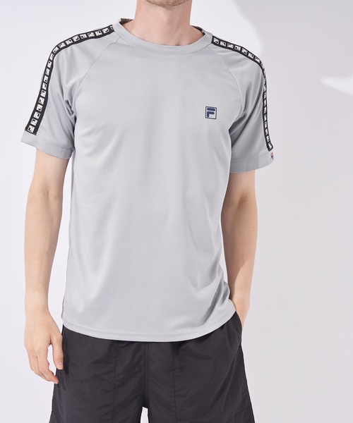 FILA(フィラ)の「【FILA:フィラ】冷感メッシュ半袖Tシャツ(Tシャツ/カットソー・メンズ・ホワイト/ブラック/グレー・MEDIUM/LARGE/X-LARGE)」の10枚目の写真