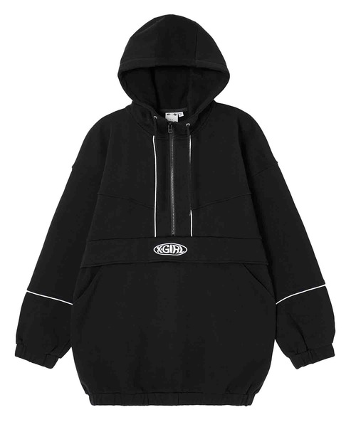X-girl（エックスガール）の「SWEAT ANORAK DRESS（ワンピース・レディース・ブラック/ダークグリーン/アッシュ・S/M）」の22枚目の写真