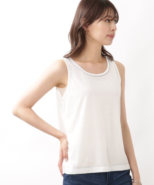 DRESKIP（ドレスキップ）の「◆【2点セット】ドルマンブラウス×タンク（その他トップス・レディース・ネイビー/ライトブルー/ライトベージュ・02/03）」の15枚目の写真