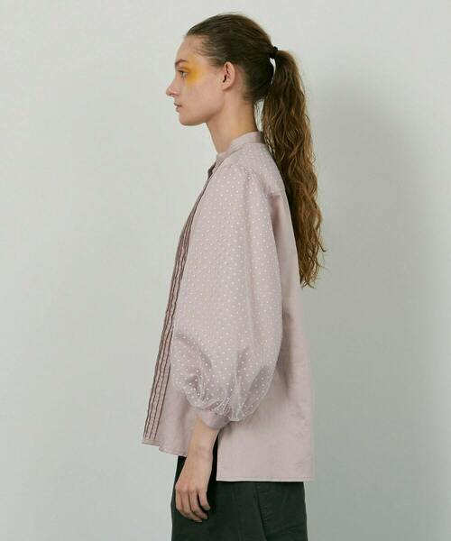 FRAPBOIS(フラボア)の「ソフトチュール ブラウス(シャツ/ブラウス・レディース・ラベンダー/ネイビー・0/1)」の9枚目の写真