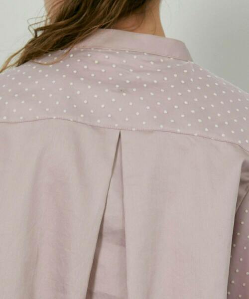 FRAPBOIS(フラボア)の「ソフトチュール ブラウス(シャツ/ブラウス・レディース・ラベンダー/ネイビー・0/1)」の13枚目の写真