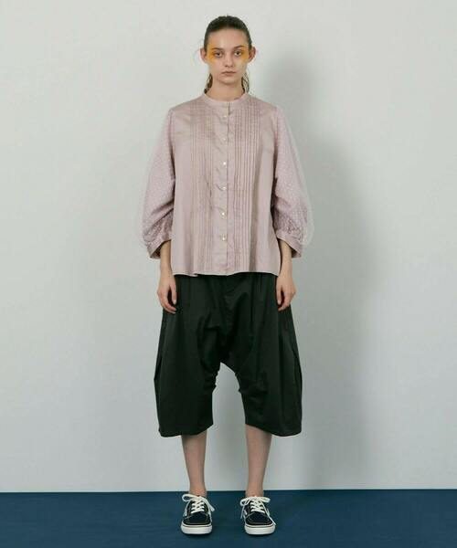 FRAPBOIS(フラボア)の「ソフトチュール ブラウス(シャツ/ブラウス・レディース・ラベンダー/ネイビー・0/1)」の12枚目の写真