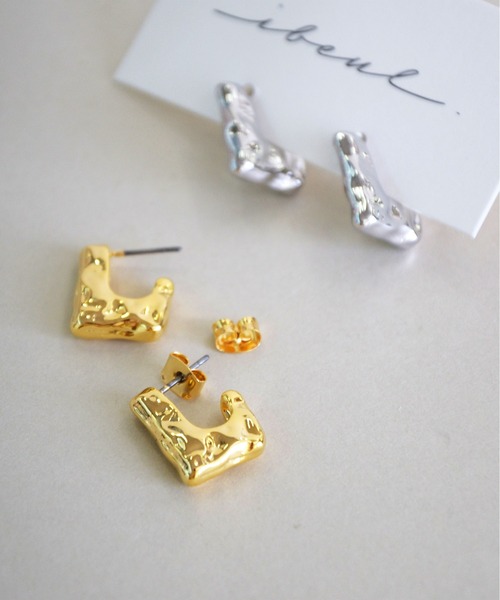 L'Appartement AGMES LAILAミニワイドフープピアス　完売品 セール】 AGMES LAILA HOOPS ミニワイドフープピアス （ピアス