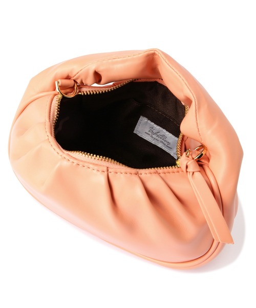 ２ＷＡＹハーフムーンギャザーミニショルダーバッグ