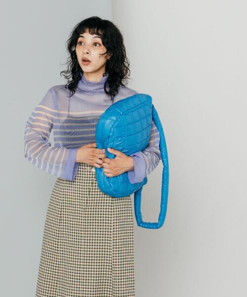 CITEN(シテン)の「<CITEN>パデッドキルティング BIG ショルダーバッグ(ショルダーバッグ・レディース・ブラック/ライトピンク/コバルトブルー/ホワイト・FREE)」の13枚目の写真