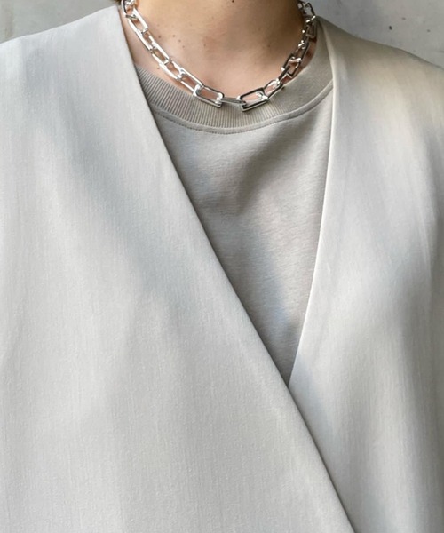 DouDou(ドゥドゥ)の「ノーカラーロングジレ(ベスト・レディース・ブラック/ベージュ/キャメル・FREE)」の8枚目の写真