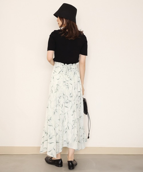 one after another NICE CLAUP(ワンアフターアナザーナイスクラップ)の「バックレースアップイレヘムスカート(スカート・レディース・アイボリー/ベージュ系その他/グリーン系その他/グリーン系その他2・FREE)」の10枚目の写真