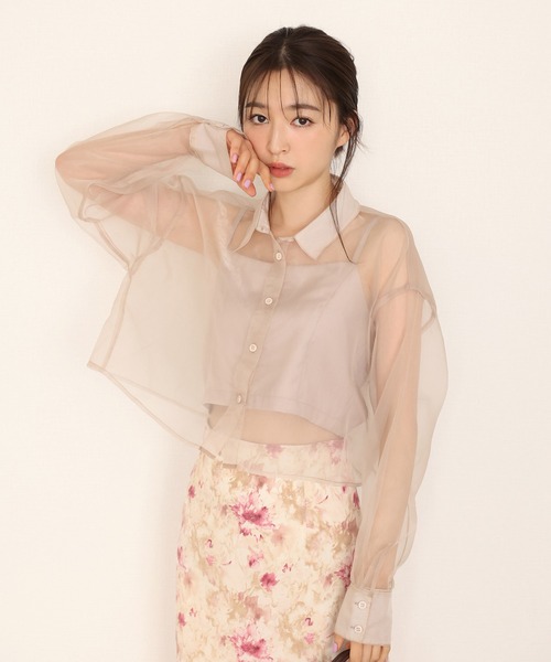 one after another NICE CLAUP(ワンアフターアナザーナイスクラップ)の「バックレースアップイレヘムスカート(スカート・レディース・アイボリー/ベージュ系その他/グリーン系その他/グリーン系その他2・FREE)」の19枚目の写真