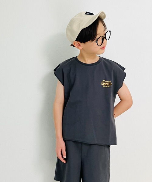 CIAOPANIC TYPY(チャオパニックティピー)の「■【KIDS】ミニ裏毛プリントセットアップ(セットアップ・キッズ・チャコールグレー/ライトベージュ・SMALL/MEDIUM/LARGE/X-LARGE/XX-LARGE)」の21枚目の写真