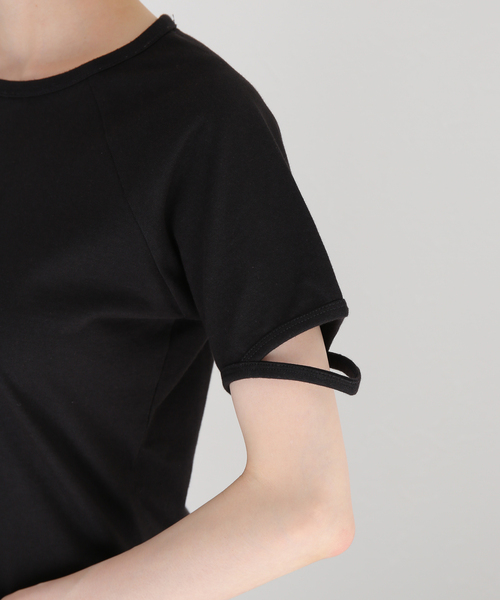 Noble(ノーブル)の「【LAURENCE BRAS】スリーブカットTシャツ(Tシャツ/カットソー・レディース・ブラック・SMALL)」の11枚目の写真