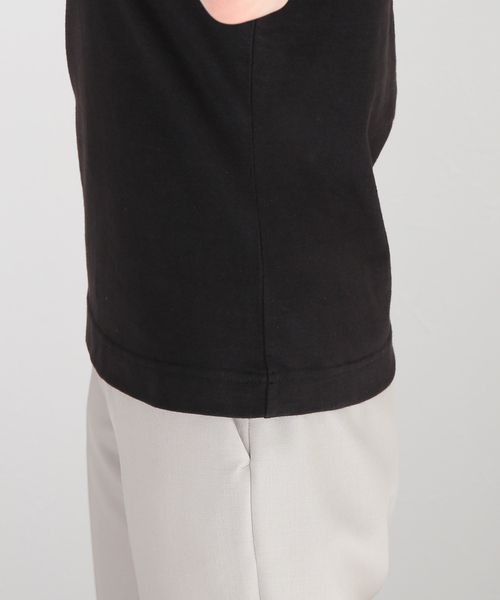 Noble(ノーブル)の「【LAURENCE BRAS】スリーブカットTシャツ(Tシャツ/カットソー・レディース・ブラック・SMALL)」の12枚目の写真