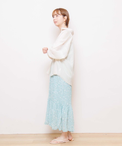 flower（フラワー）の「ブリージーフラワーワンピース（ワンピース・レディース・ブラック/ベージュ/グリーン・FREE）」の21枚目の写真