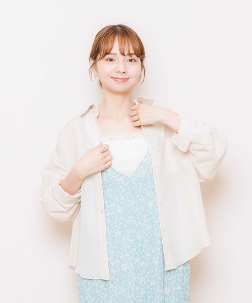 flower（フラワー）の「ブリージーフラワーワンピース（ワンピース・レディース・ブラック/ベージュ/グリーン・FREE）」の22枚目の写真