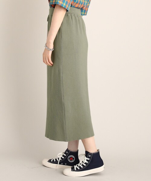 THE SHOP TK （ザ ショップ ティーケー ）の「◆【スタイルアップ】ニットナロースカート（スカート・レディース・ブラック/オリーブ/パープル系4・11/12）」の13枚目の写真