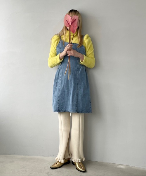 SANSeLF（サンセルフ）の「サイドカットデニムチュニック【SANSeLF】sanw22s094（チュニック・レディース・ライトブルー・FREE）」の19枚目の写真