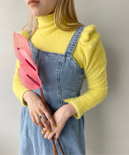 SANSeLF（サンセルフ）の「サイドカットデニムチュニック【SANSeLF】sanw22s094（チュニック・レディース・ライトブルー・FREE）」の22枚目の写真