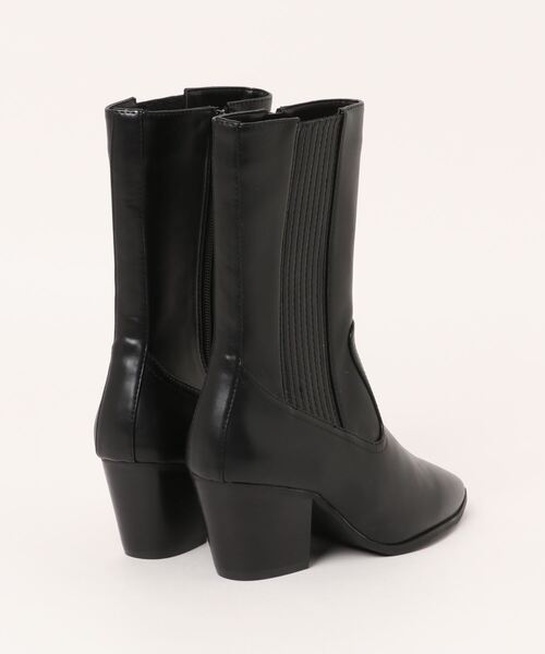 SNIDEL(スナイデル)の「チェルシーミディアムブーツ(ブーツ・レディース・ブラック/バーガンディー・SMALL/MEDIUM/LARGE)」の9枚目の写真