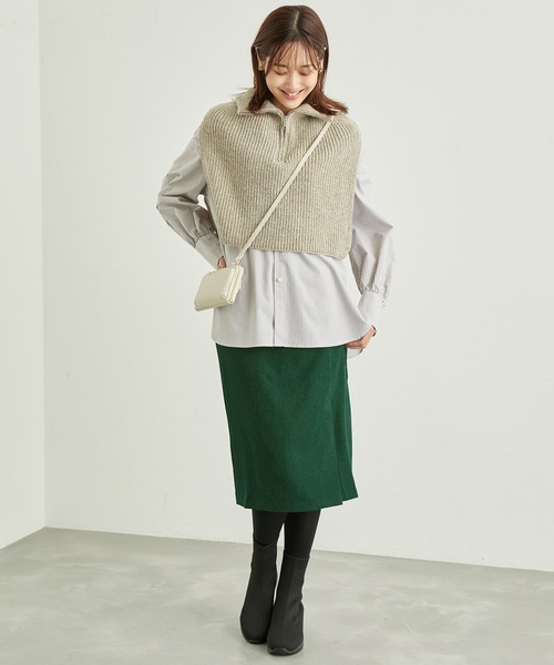ROPE' PICNIC(ロペピクニック)の「ラナテックラップ風スカート(スカート・レディース・ブラック/グレー/ブラウン/グリーン/ピンク系その他・36/38/40)」の19枚目の写真