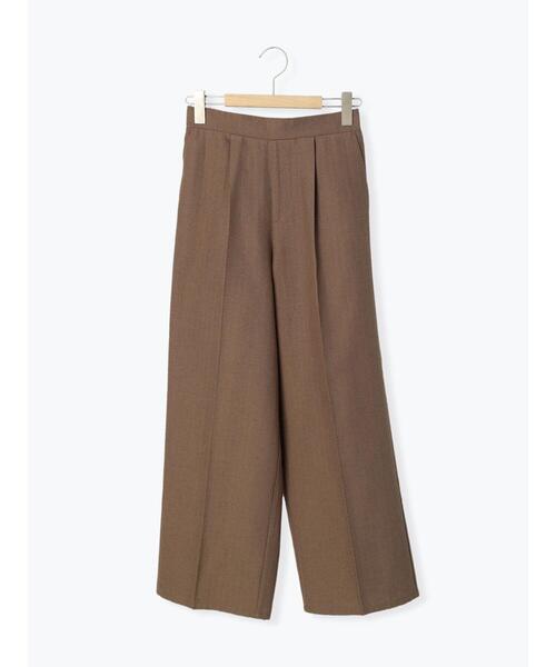 Samansa Mos2 blue(サマンサモスモスブルー)の「ヘリンボーンタックストレートパンツ(その他パンツ・レディース・キナリ/ブラック/ブラウン・フリ-)」の3枚目の写真