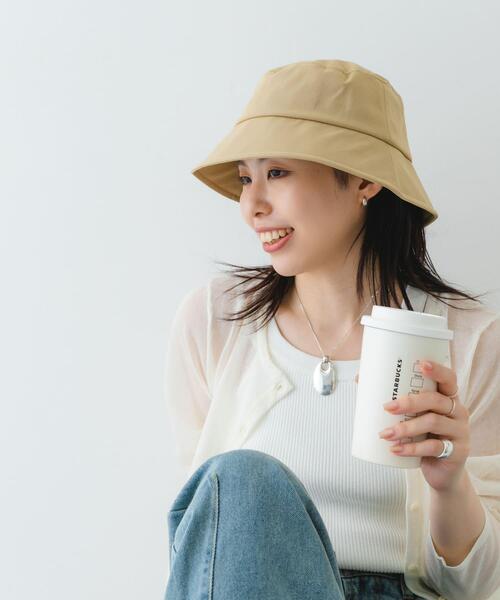 RODE SKO（ロデスコ）の「ツイルバケットハット（ハット・レディース・ブラック/ベージュ・ONE）」の4枚目の写真