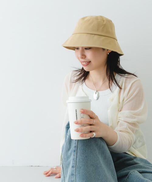 RODE SKO（ロデスコ）の「ツイルバケットハット（ハット・レディース・ブラック/ベージュ・ONE）」の5枚目の写真