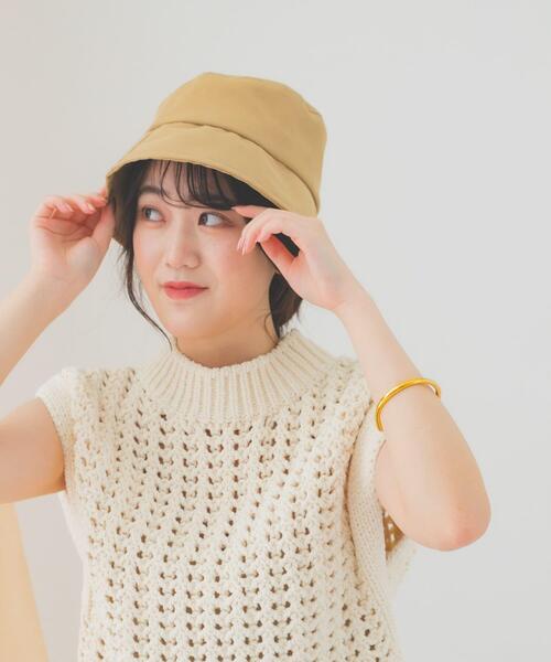 RODE SKO（ロデスコ）の「ツイルバケットハット（ハット・レディース・ブラック/ベージュ・ONE）」の6枚目の写真