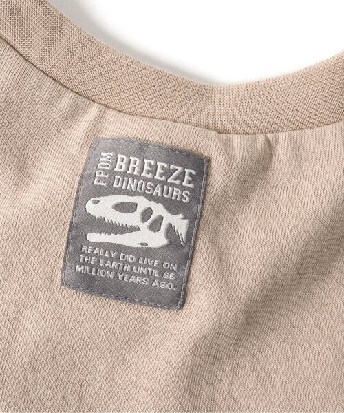 BREEZE（ブリーズ）の「福井県立恐竜博物館コラボ 恐竜フラッシュTシャツ(コドモ)（Tシャツ/カットソー・キッズ・ブラック/ベージュ/オフホワイト・90/100/110/120/130/140/150）」の16枚目の写真