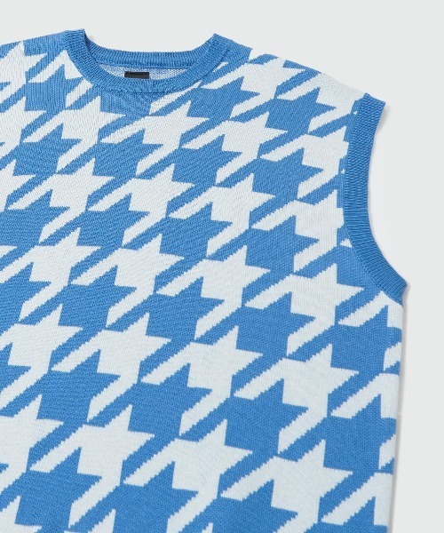 improves（インプローブス）の「【improves】千鳥格子柄 ワイドシルエット ニットベスト（ベスト・メンズ・ブラック/ブラウン/グレー/ブルー/グリーン/ラベンダー・MEDIUM/LARGE）」の16枚目の写真