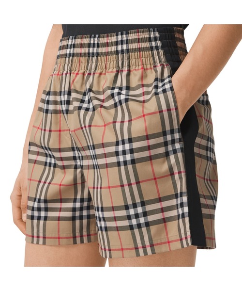 セール中　BURBERRY  スカート風ショートパンツ　Mサイズ　ノバストライプ デザイナー スカート｜Burberry® 公式サイト