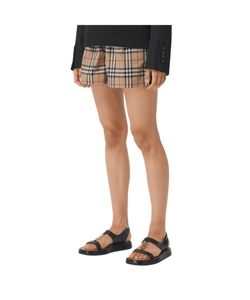 BURBERRY(バーバリー)の「サイドストライプ ヴィンテージチェック ストレッチコットン ショーツ(その他パンツ・レディース・ベージュ系・2/4/6)」の2枚目の写真