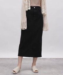 ストレッチデニムペンシルスカート / 126409